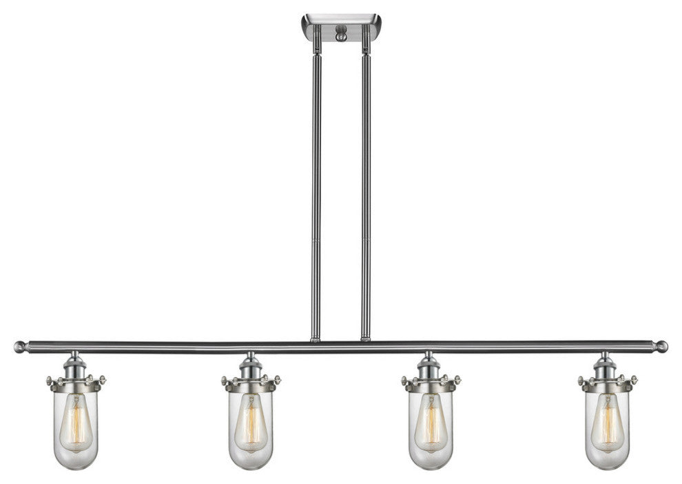 Innovations Lighting 516-4I-Sn-232Cl-Led 4 Light Dimmable Led Island Light