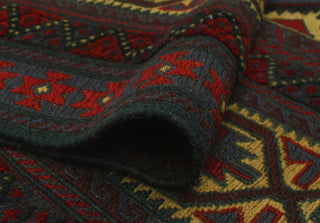 Semi Antique Rayan Beige/Burgundy Rug, 6'5x8'9