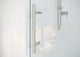 60-64"x78" Frameless Sliding Shower Door, Brushed Nickel