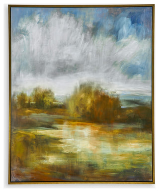 John's Field Framed Canvas