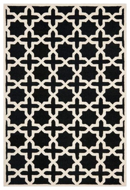 Safavieh Cambridge CAM125E 4' Square Black Rug