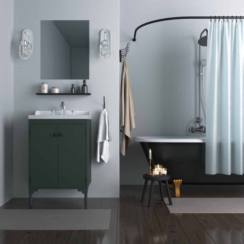 Hunter Starklake Chrome 1-Light Sconce Wall Fixture