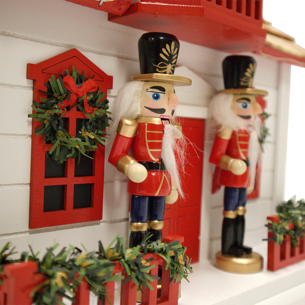 Nutcracker House With LED Lights