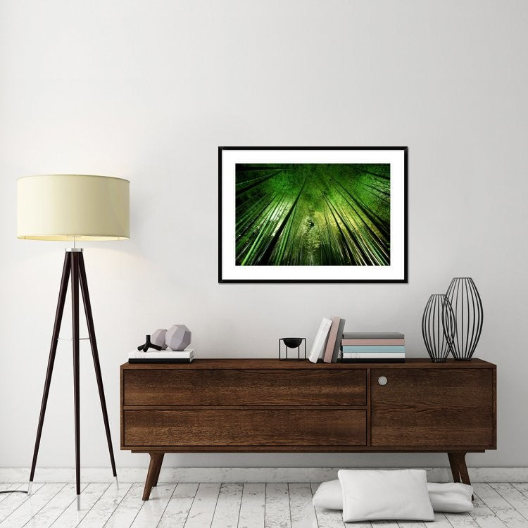 "Bamboo Night" Framed Digital Print by Takeshi Marumoto, 44x32"