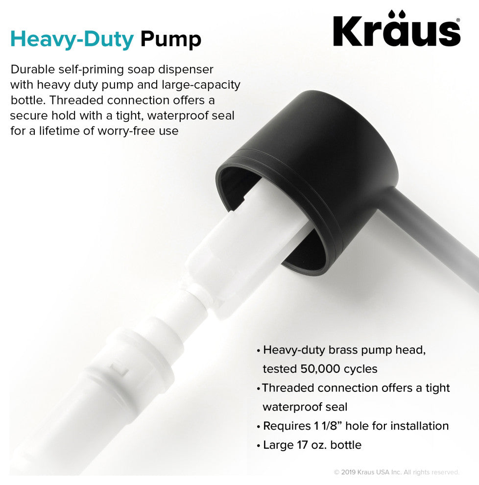 Soap Dispenser, Matte Black