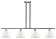 Innovations 516-4I-SN-M14-W Adirondack 4 Light Island Light Brushed Satin Nickel