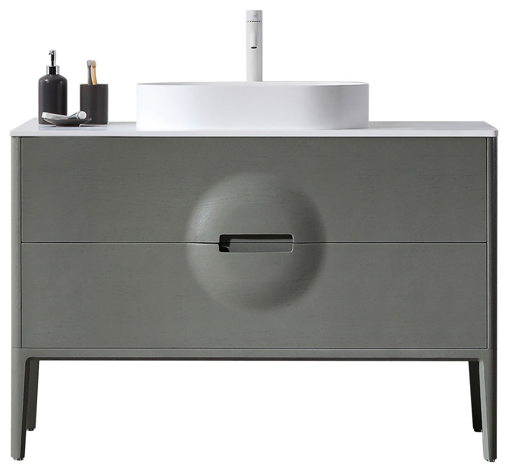 Colmar Freestanding Vanity, Olive Green, 48"