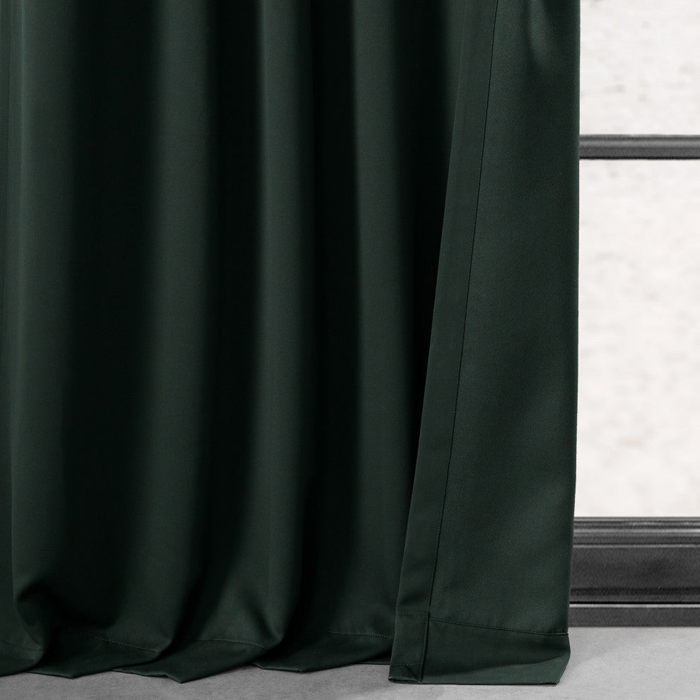 Dark Mallard Room Darkening Curtain, Set of 2, 50"x96"