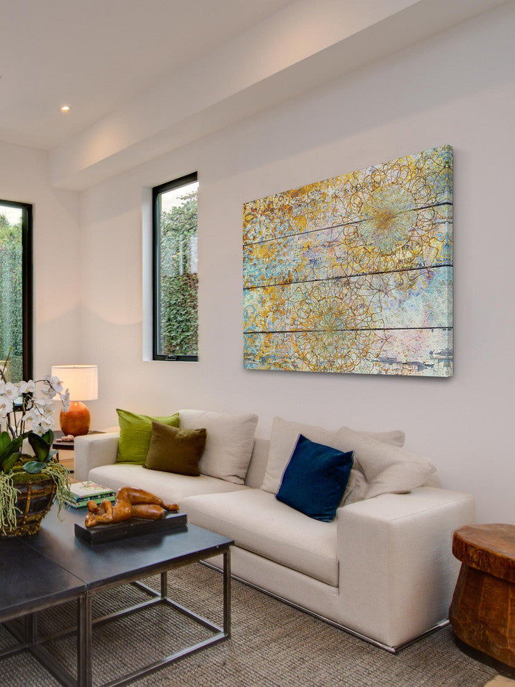 "Vintage Abstract 5180" Painting Print on Canvas by Irena Orlov