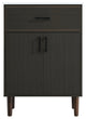 Home Living 24" Single Bathroom Vanity, Mocha Brown