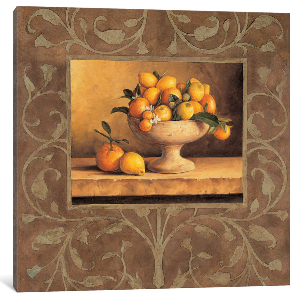 "Oranges And Lemons" by Andres Gonzales, Canvas Print, 18"x18"