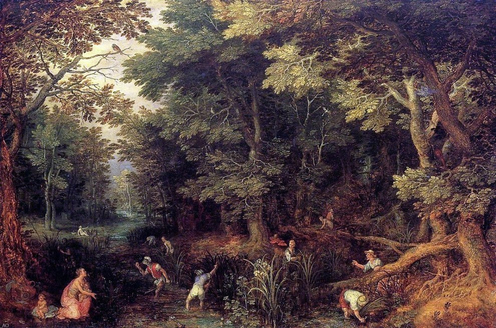 The Elder Jan Bruegel Leto and the Lycean Peasants Wall Decal Print