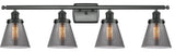 INNOVATIONS LIGHTING 916-4W-BK-G63-LED Small Cone 3 Light Bath Vanity Light