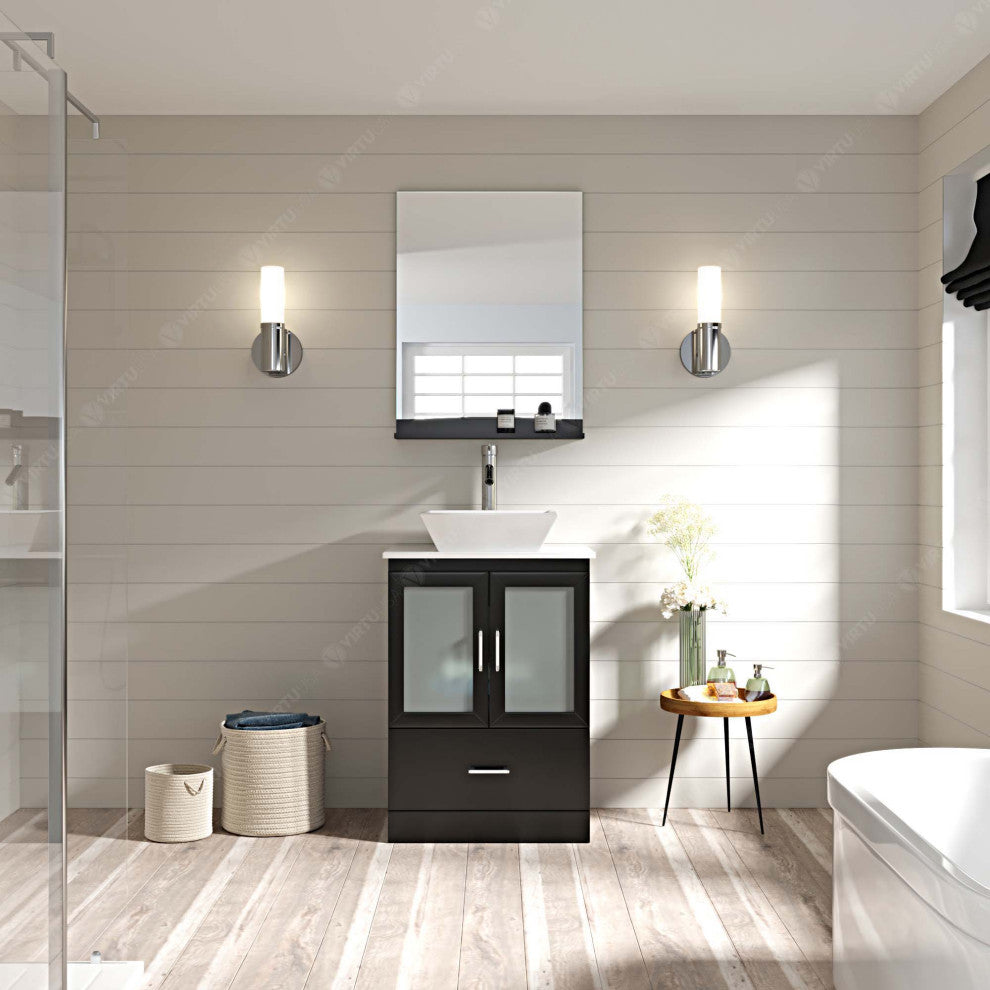 Zola 24" Single Bathroom Vanity Set, Espresso