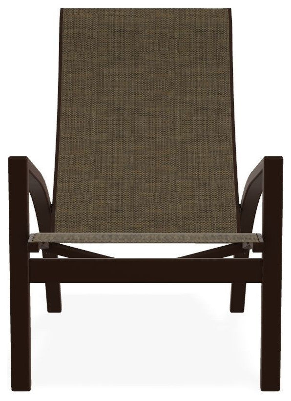 Kendall Sling Stackable Outdoor Lounge Chair, Beacon/Kona