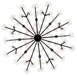 Wildflower 8-Lt Chandelier - Matte Black