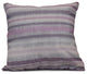 Raya De Agua, Stripe Print Pillow, Lavender, 26"x26"