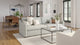 Nativa Interiors Ashley 95" Sofa, Grey, Depth: Deep Plush