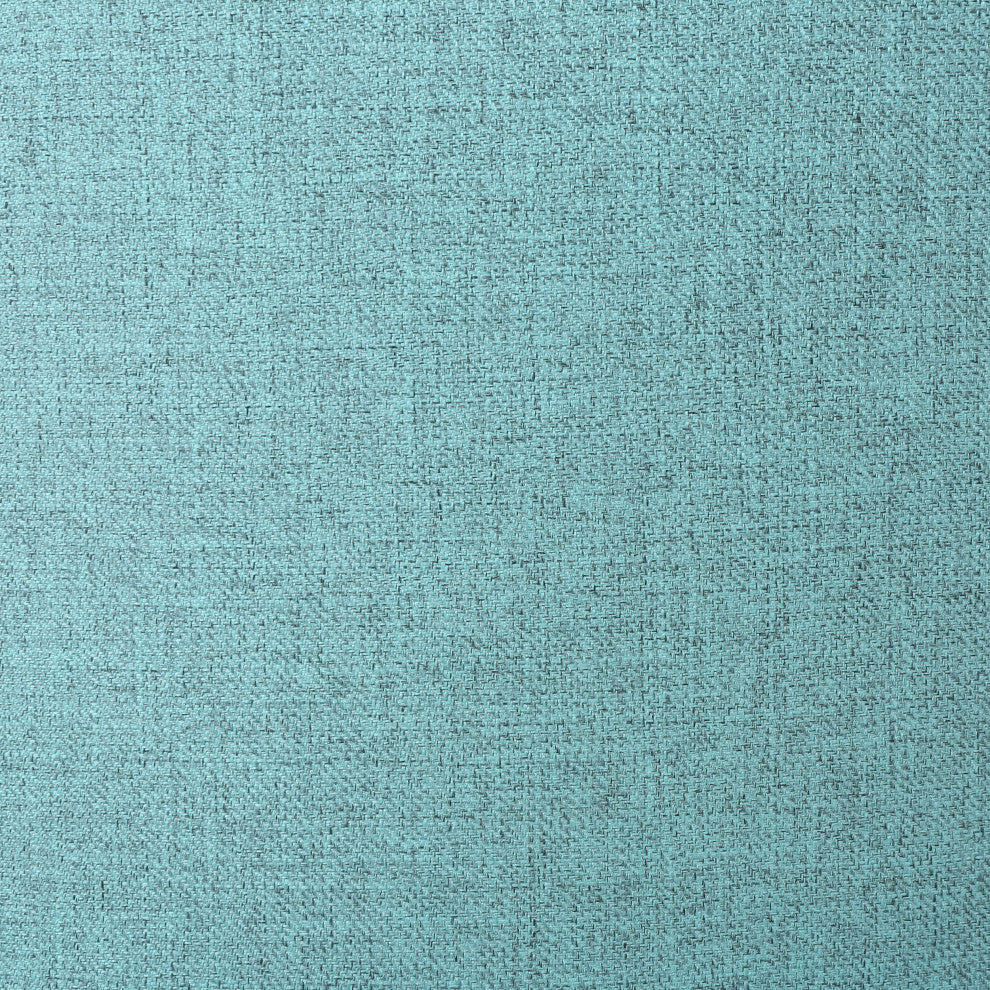 GDF Studio Morgan Mid Century Modern Fabric Home Office Chair With Chrome Base, Blue