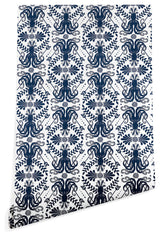 Deny Designs Heather Dutton Mythos Oceanic Wallpaper, Blue, 2'x10'