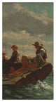 "Breezing Up (center)" Digital Paper Print by Winslow Homer, 21"x38"