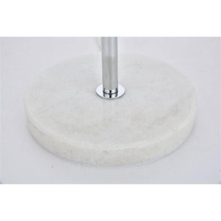 Living District Eclipse 2-Light Metal & Glass Table Lamp in Chrome/Clear