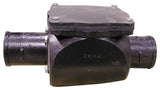 Jones Stephens B01002 2 No-Hub Cast Iron BACKWATER Valve - Black