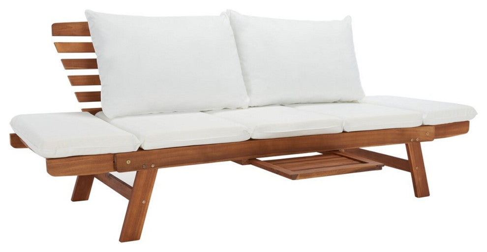 Safavieh Emely Outdoor Daybed, Natural/Beige
