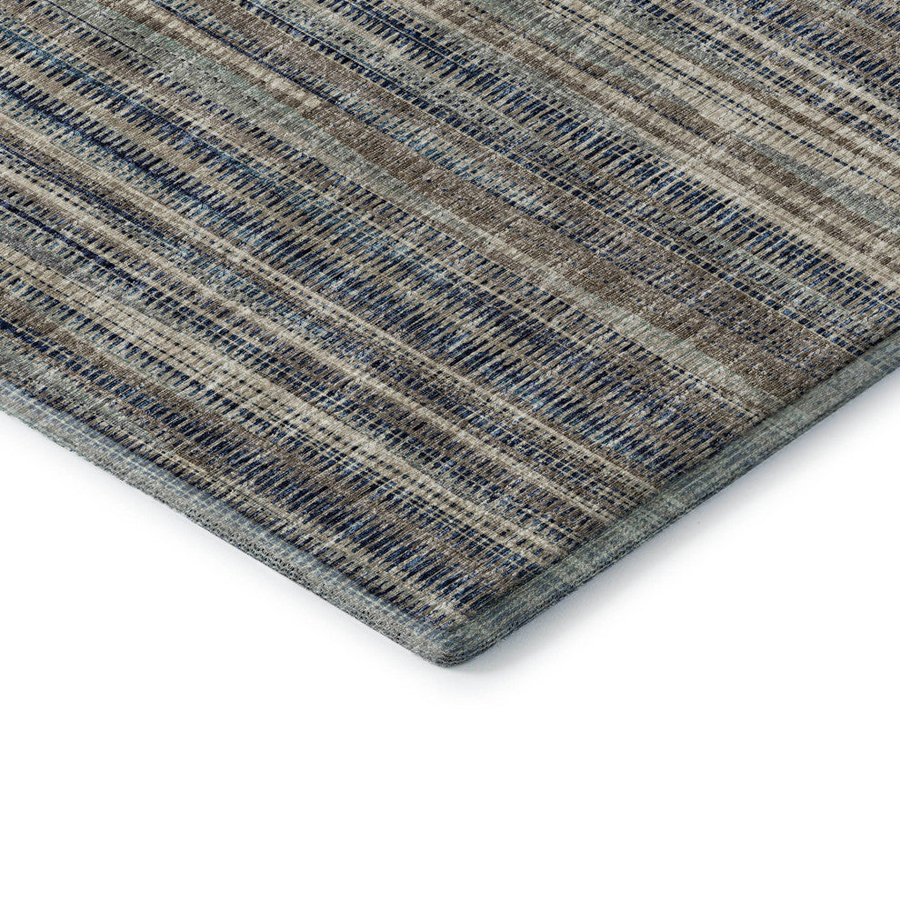Premium Machine Washable Mayfield AMF31 Mocha 8' x 8' Round Rug