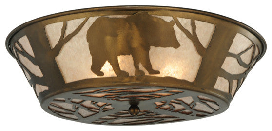 22W Bear on the Loose Flushmount