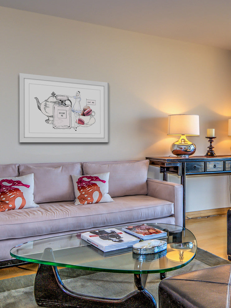 "AIW" Framed Painting Print