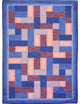 Kid Essentials Rug, Off Beat, Purple, 5'4"x7'8"