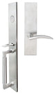 Air-Stream Lever, Mortise Dummy Handleset, Right Hand, Satin Stainless Steel