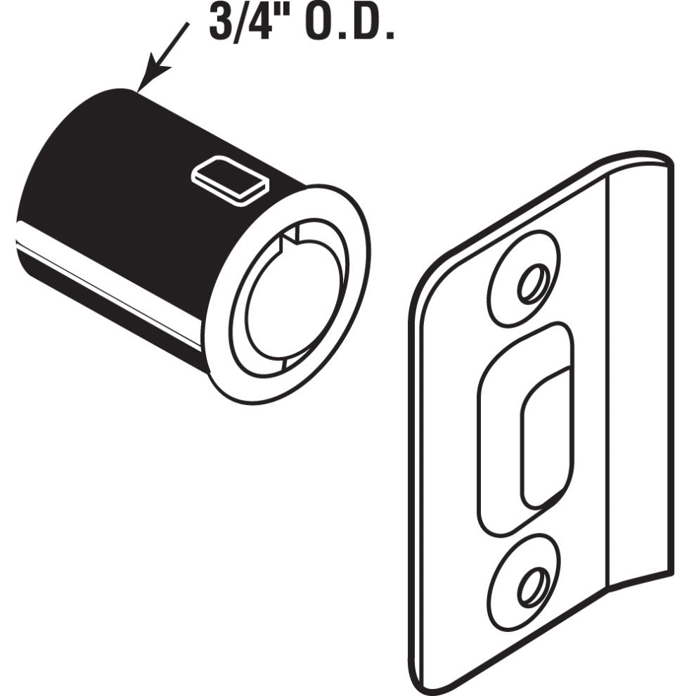 1Ea N7331 Brass Pltd Bullet Ball Catch