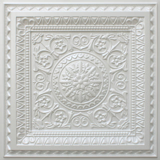 Pearl White 3D Ceiling Panels, 2'x2', 200 Sq Ft, Pack of 50