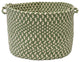Colonial Mills Basket Montego Lily Pad Green Round