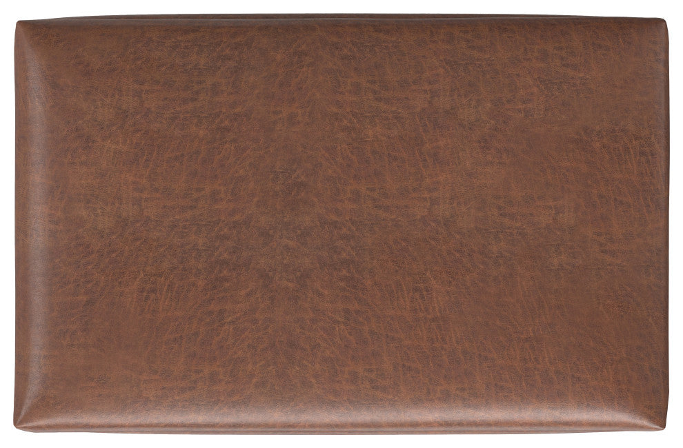 Rebecca Rectangular Coffee Table Storage Ottoman With Lift Up Lid, Distressed