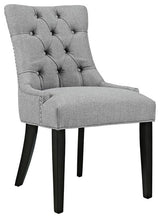 Modern Light Gray Regent Fabric Dining Chair