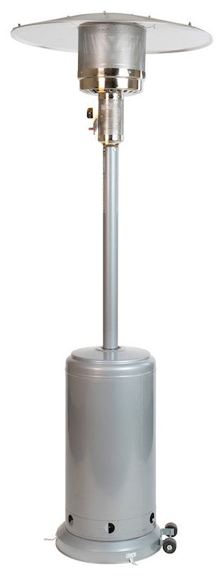 Sol Patio Outdoor Heating-Stainless Steel 40,000 BTU Propane Heater-7.5 Ft Tall, Silver