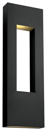 Hinkley Atlantis Extra Large Wall Mount Lantern, Satin Black