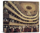 "Auditorium Of The Old Burgtheater 1888" Canvas Giclee by Gustav Klimt, 16"x15"