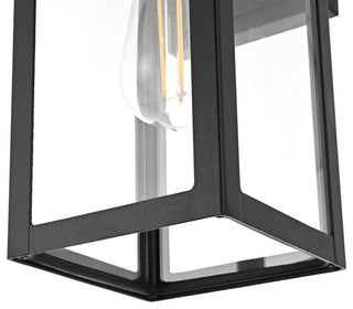 Home Living 13" Outdoor Wall sconce, Black