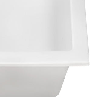 Ruvati RVG1016WH epiGranite Granite Composite Kitchen Sink - Arctic White