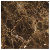 12 X 12 Emperador Dark Marble Polished Field Tile