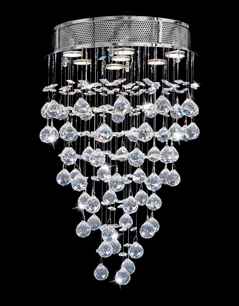 Artistry Lighting Galaxy Drop Crystal Chandelier, 16x24