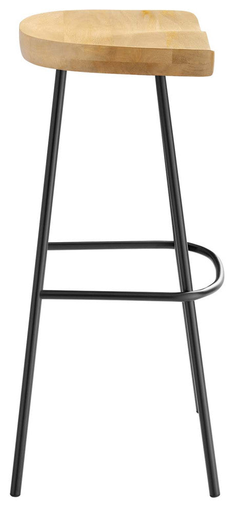 Concord Backless Wood Bar Stools - Set of 2