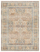 Lillian LLL-2304 Orange/Blue Machine Woven 6'7" x 9' Rug