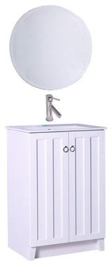 Alice Single-Sink Vanity, 24", White