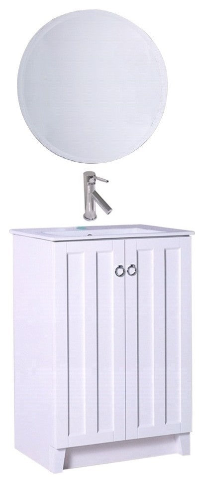 Alice Single-Sink Vanity, 24", White