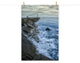 Splashing on the Jetty Landscape Photo Unframed Wall Art Print, 18" X 24"